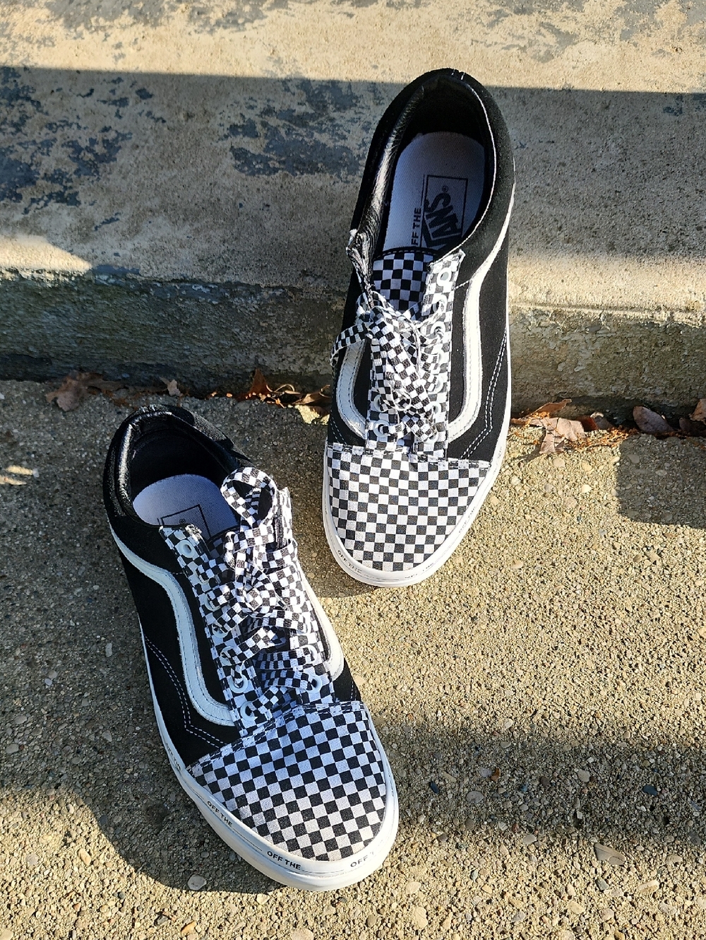 Vans Old Skool Checker Board Disarray Shoes